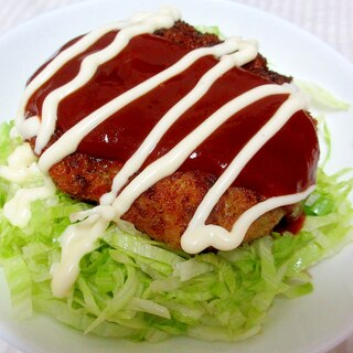 チキンのキャベツメンチソースマヨ丼